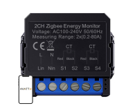 Avatto Inteligentny dwukierunkowy licznik energii  ZigBee ZWPM16-2 - 1510616 - zdjęcie 1